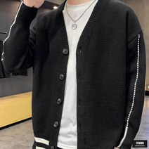 가바바 남성 가디건 깔끔하다 가을 니트 브이넥 스웨터 G56429