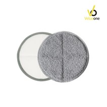 국산 물걸레청소기 호환 극세사 걸레 회색 15Cm (코드제로 제트 용), 2장