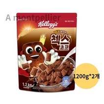 켈로그 오곡으로 만든 첵스 초코 시리얼, 2400g, 8개