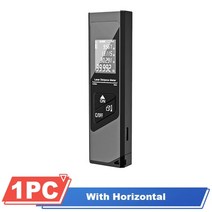 레이저거리측정기 스마트 레이저 양방향 줄자 거리 측정기 usb 충전식 디지털 미니 건설 도구 406080m, 수평으로, 80m