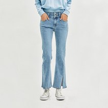 [잠뱅이] 여) 사선절개 트임 포인트 바이오스톤 솔트워싱_AM1DNE166-LB