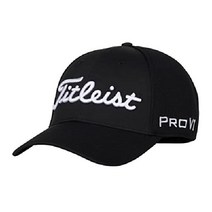 타이틀리스트(Titleist) 골프 모자 남성 스포츠 메쉬 캡 HJ2TSMLXL BKWT, 블랙 화이트