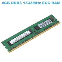 컴퓨터 부품 4GB DDR3 1333Mhz ECC 메모리 2RX8 PC3-10600E 1.5V RAM 서버 워크 스테이션용 버퍼링 없음