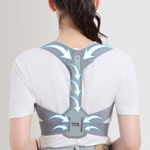 어깨 허리 척추 거북 목 굽은 등 밴드 일자 굽은 목 척추측만증 바른 라운드숄더 말린어깨, 2-자세밴드-M