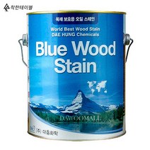 착한테이블 오일 스테인 3.5L 평붓 서비스 방부목 데크 테라스 목재 나무 페인트, 3.5L 117 레드와인