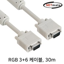넷메이트 RGB 모니터 케이블 NMC-R300G, 1개, 30m
