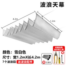 야외 캐노피 웨이브 천막 루프탑 테라스 차양막 그늘막, 백설공주 폭 1.2m x 길이 4.2m  지점