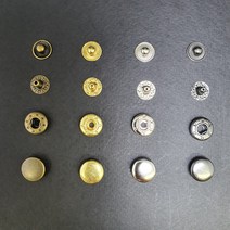 [당신의가죽] 스프링도트 스냅단추 12.5mm 4색, 골드