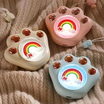 캠린 충전식 손난로 양면발열 대용량 다기능 핫팩, 푸른 색
