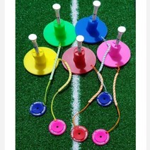 골프고무티 티걸이세트 골프티높이, 파랑