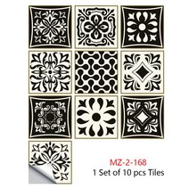 벽 바닥타일 10 개/대 만다라 Style 크리스탈 Hard 타일 세라믹 스티커 주방 옷장 홈 Decor Art 껍질 & 스틱 데칼보다 reballing bga, 70.MZ-2-168 - 30cmX30cmX10pcs