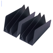 에이에스코리아 데스크파트너 다용도 꽂이 MW-634, 블랙, 2개입