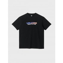VOLCOM TRUE TO THIS 컴포트핏 티셔츠 블랙