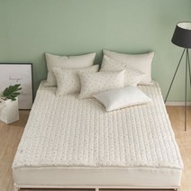 시원한 자연소재 햄퍼시어서커 리치 여름 침대패드 거실카페트 110x200 150x200, 네이비