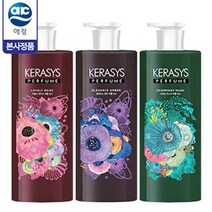 애경 [케라시스] 퍼퓸 린스 600ml (러블리데이지/엘레강스앰버/샤르망머스크) x 5개, 샤르망 머스크