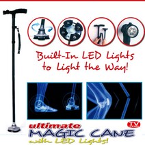 기능성 다목적 LED 네발 효도지팡이 !!, 단품