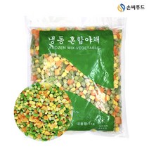 손씨푸드 혼합야채 1kg 야채믹스, 1팩