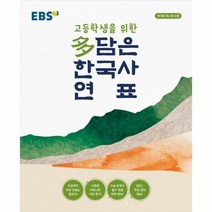 E 22 고등 다담은한국사연표, 상품명