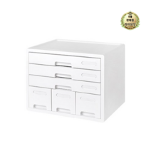 라이브잇 시스맥스 콤보 캐비넷, 6단, 화이트, 10개