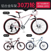 빠른 해외직구 WolFace 성인용 산악 자전거 더블 디스크 브레이크 가변 속도 자전거 2021 26 인치 21 24/17 신제품, 1, 26인치 21단, spokes round 1_26 inch 24 spee