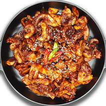 쭈꾸미볶음 전국맛집택배 밀키트 약간/아주 매운맛 양념장 술안주혼 캠핑 밥 야식술, 양념장750g튜브(약간)