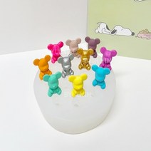 초미니 베어브릭 실리콘몰드 10구