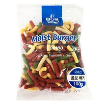 바우와우 콤보버거100g 강아지간식, 20개