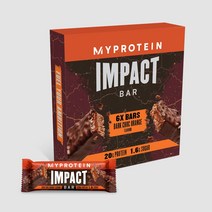 마이프로틴 Myprotein 임팩트 프로틴 바 6바 (헬스/다이어트/단백질 보충제/BCAA/EAA/WPI/WPC), 초콜렛 오렌지, 6 바