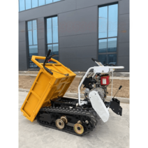 캐터필러 궤도운반차 농업용운반차 동력운반차 전동운반차 크롤러 덤프, 1*65 수동 가솔린