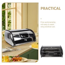 브레드박스 빵보관함 주방정리함 스테인레스 금속 소재 주방 롤 용기 보관 박스 스테이크 리듀플 가정용