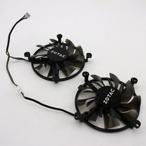 Zotac GTX1060 960 950 P106-100 그래픽카드 냉각팬, 10SET(2*10)