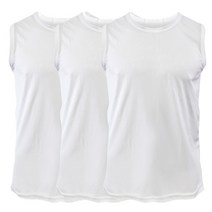 (2XL-7XL) 언룩 빅사이즈 쿨 드라이 골지 머슬 민소매 런닝 3장세트