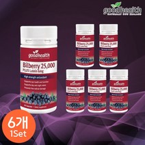 [굿헬스] 빌베리 60캡슐 X6, 1개
