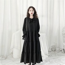 드레스 여성 단색 단순한 스타일 유행 캐주얼 학생 Preppy Streetwear 세련된 Ins Vestidos Mujer All-match