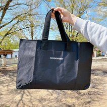 사이즈 블랙컬러 화구가방 아트백 대회 수납 용품 다용도 학원 준비 스케치북 미술 A3, 단품