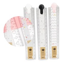 초등수학 직선 도형그리기 접이식자 30cm 학습준비물 창의력 사고력 엄마표