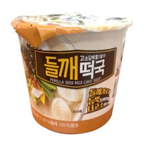 칠갑농산 들깨떡국 수제비 즉석컵용기 188.5g x 8개, 상세페이지 참조