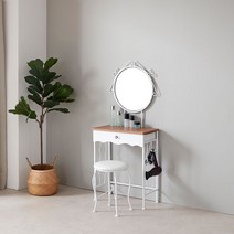 미래철재가구 엔틱 일반형 철재화장대, 원형