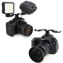 핫슈 확장 연결 DSLR 멀티탭 스트로보 플래쉬 라이트, 커n, 본상품선택