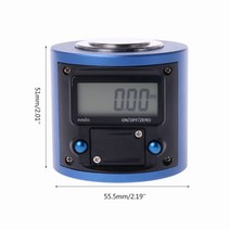 다이얼 게이지 표시기 계측기 디지털 마그네틱 z축 공구 다이얼 제로 프리 세터 게이지 오프셋 CNC 메트릭, 한개옵션0