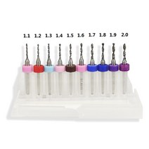 10개 11mm-20mm 수입 초경 PCB 드릴 회로 기판 미니 CNC 세트 조각 비트, 10pcs 1.7mm