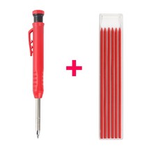 가정용공구세트목수 연필 리필 리드 내장 샤프너 깊은 구멍 기계식 목공 스크라이버 도구 마킹, 11 Pecil with Refill 2