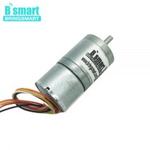 긴 수명 JGA25-2418 brushless dc 기어 모터 12 v 24 고속 8.5-1977 rpm 장난감 자동차에 낮은 잡음 가역, 12V 122rpm