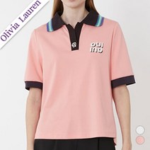 인디안 [올리비아로렌]자수패치 카라 탑 VVCAS3M4281