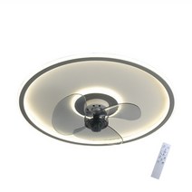 Xavier LED 실링팬 조명 화이트 고급 스마트 선풍기팬등 리모콘 거실등 천장형 팬조명, 50cm, 블루