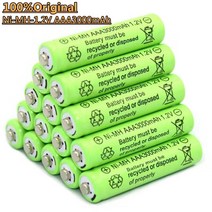 배터리 100% AAA 금속 수 소화물 니켈 충전식 배터리. 3A 3000mAh 1.2V 1000 사이클, [01] 1.2V, [02] 4pcs battery