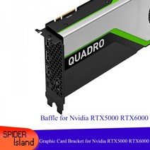 신상품 RTX5000 브래킷 Nvidia RTX6000 RTX8000 Quadro RTX 5000 6000 그래픽 자동차 비디오 카드 배플, 02 1pcs