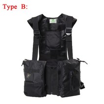 Korean Ice-hi-낚시 웨스트 낚시 재킷 통기성 피쉬 베스트 쿨링 아이스팩과 따뜻한 페이스트 단열 장착, 02 Type B (Cloth)