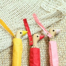 구구구 접이식 오리 비둘기 우산 3color [귀여운 특이한 자동 엄브렐라 커플 인싸우산]