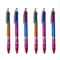 보야 3색 0.7mm 무지개 컬러 UV 니들펜 스마트 터치 10개 중유잉크